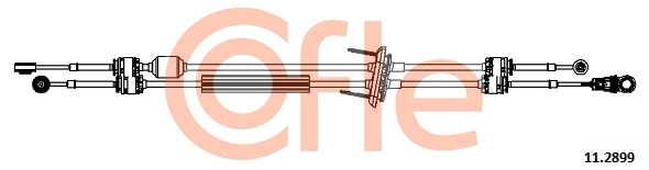 COFLE 11.2899 Cable Pull, manual transmission