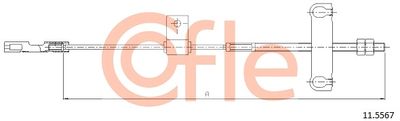 Cable Pull, parking brake COFLE 11.5567