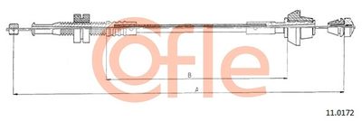 Accelerator Cable COFLE 11.0172