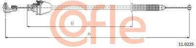 Accelerator Cable COFLE 11.0225