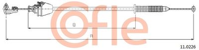 Accelerator Cable COFLE 11.0226