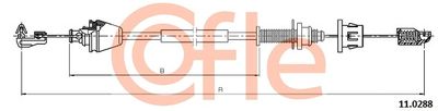Accelerator Cable COFLE 11.0288