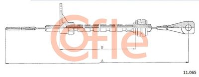 Accelerator Cable COFLE 11.065