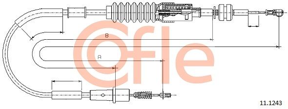 COFLE 11.1243 Accelerator Cable