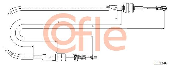 COFLE 11.1246 Accelerator Cable