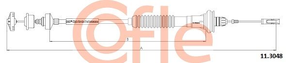 COFLE 11.3048 Cable Pull, clutch control