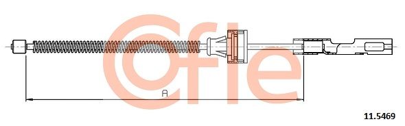 COFLE 11.5469 Cable Pull, parking brake
