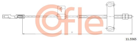 COFLE 11.5565 Cable Pull, parking brake
