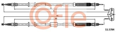 Cable Pull, parking brake COFLE 11.5784