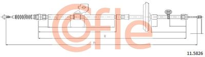 Cable Pull, parking brake COFLE 11.5826