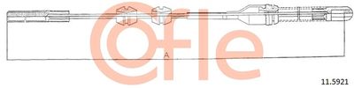 Cable Pull, parking brake COFLE 11.5921