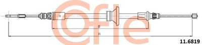 Cable Pull, parking brake COFLE 11.6819