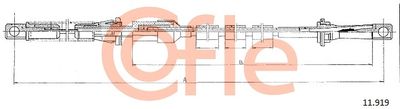 Accelerator Cable COFLE 11.919
