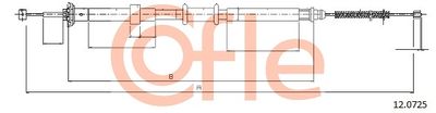 Cable Pull, parking brake COFLE 12.0725
