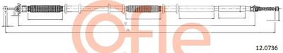 Cable Pull, parking brake COFLE 12.0736