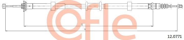 COFLE 12.0771 Cable Pull, parking brake
