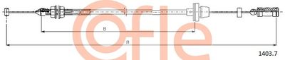 Accelerator Cable COFLE 1403.7