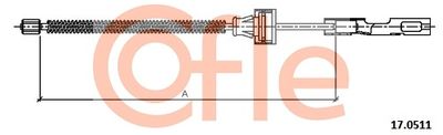 Cable Pull, parking brake COFLE 17.0511