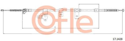 Cable Pull, parking brake COFLE 17.1428
