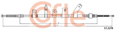 Cable Pull, parking brake COFLE 17.2278