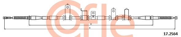 COFLE 17.2564 Cable Pull, parking brake