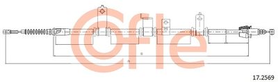 Cable Pull, parking brake COFLE 17.2569