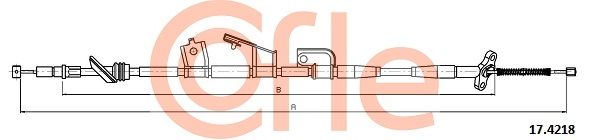 COFLE 17.4218 Cable Pull, parking brake