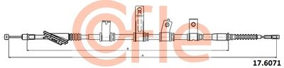 Cable Pull, parking brake COFLE 17.6071