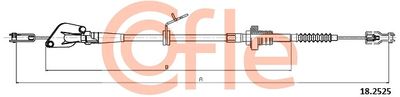 Cable Pull, clutch control COFLE 18.2525
