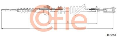 Cable Pull, clutch control COFLE 18.3010