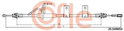 Cable Pull, parking brake COFLE 20.160B056