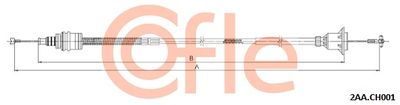 Cable Pull, clutch control COFLE 2AA.CH001