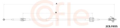 Cable Pull, manual transmission COFLE 2CB.FI035