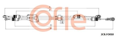Cable Pull, manual transmission COFLE 2CB.FO010