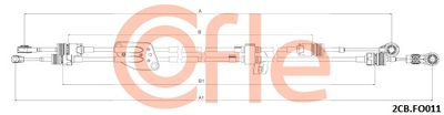 Cable Pull, manual transmission COFLE 2CB.FO011