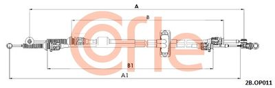 Cable Pull, manual transmission COFLE 2CB.OP011