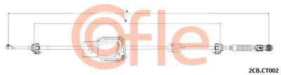 Cable Pull, manual transmission COFLE 2CB.CT002