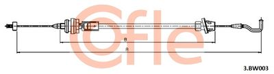 Accelerator Cable COFLE 3.BW003