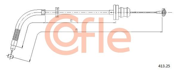 COFLE 413.25 Accelerator Cable