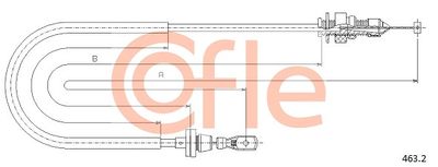 Accelerator Cable COFLE 463.2