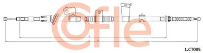 Cable Pull, parking brake COFLE 92.1.CT005