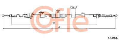 Cable Pull, parking brake COFLE 92.1.CT006