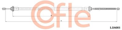Cable Pull, parking brake COFLE 92.1.DA003