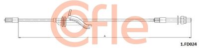 Cable Pull, parking brake COFLE 92.1.FD024