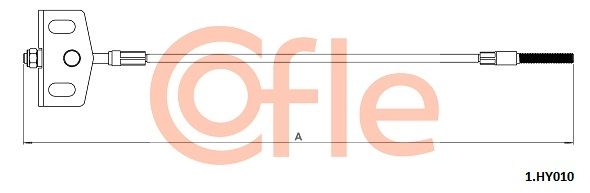 COFLE 92.1.HY010 Cable Pull, parking brake