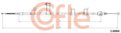 Cable Pull, parking brake COFLE 92.1.KI004