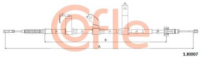 Cable Pull, parking brake COFLE 92.1.KI007