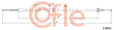 Cable Pull, parking brake COFLE 92.1.KI012