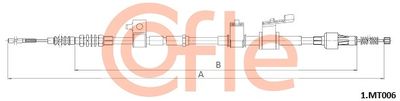 Cable Pull, parking brake COFLE 92.1.MT006
