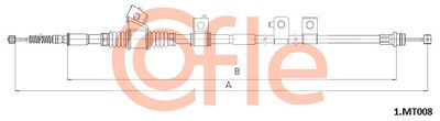 Cable Pull, parking brake COFLE 92.1.MT008
